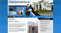 Desktop Screenshot of premierhomeinspectioninc.com